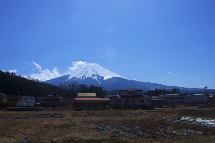 I saw Mount Fuji in real life for the first time!